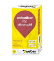 WEBERFLOOR TOP ULTRARAPID CINZA 25KG REF: WFTUC001