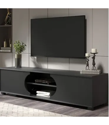 STREIGHTEX HANOVER MOVEL TV 2P 160X40X40 C.CINZA