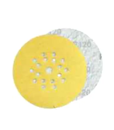 DISCO LIXA VELCRO DELTATOOLS YELLOW LINE 225 GR.120
