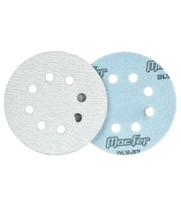 DISCO LIXA VELCRO ANTI-EMP MACFER DLV-EZ-615F 125MM P80 (REF: 1670041)
