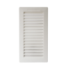 GRILLE D'AÉRATION VERTICALE EN PLASTIQUE AVEC GRILLE DE PROTECTION 130 × 260
