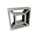 GRELHA CIMENTO 20X20 TIPO D REF: 18402