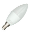 LÁMPARA LED DE VELA DE ALUMINIO E14 5 W TONO CÁLIDO