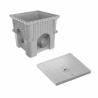 PVC SEWER BOX WITH HANDLE LID, 40X40