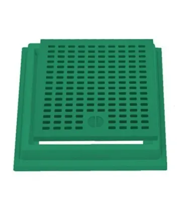 GRELHA PP C/ARO VERDE 40X40