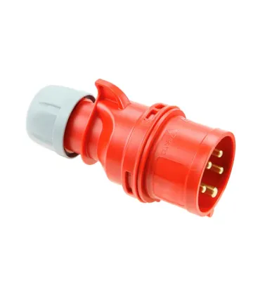 FICHA MACHO CETAC 3P+T+N 16 A RETRACTILADA REF.46105