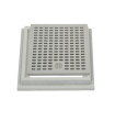 REINFORCED PP GRATE WITH RIM AND HANDLE, 30X30