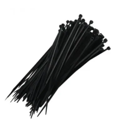 ABRAÇADEIRA NYLON PRETA 7,5X370MM (50 PÇS)