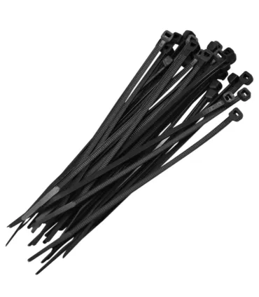 ABRAÇADEIRA NYLON PRETA 9X450MM (25 PÇS)