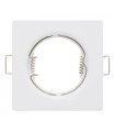ARO LED FIXO QUADRADO BRANCO 5W FRIA