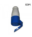 FICHA CETAC 2P+T AZUL 16 A EMBALADA