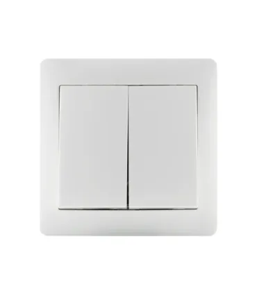 INTERRUPTOR DUPLO S-EMPOT.ONLEX BRANCA COMUTADOR DUPLO REF.23851