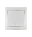 INTERRUPTOR DUPLO S-EMPOT.ONLEX BRANCA COMUTADOR DUPLO REF.23851