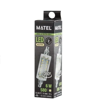 LAMPADA LED 360º 24X78MM 6W NEUTRA