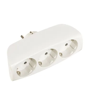 FICHA ADAPTADOR FEMEA TRIPLA RETRACTILADO REF.R40043