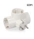 FICHA TRIPLA 3 TOMADAS SAIDAS LATERAIS REF.R40068