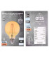 LAMPADA LED FILAMENTO G125 VINTAGE E27 6W
