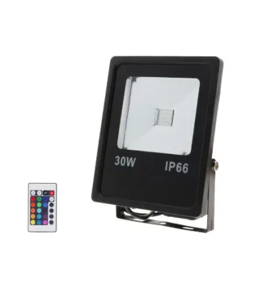 PROJECTOR LED RGB NEGRO 30W