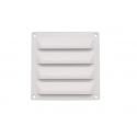 GRELHA VENTILADOR PVC BRANCO 12X12