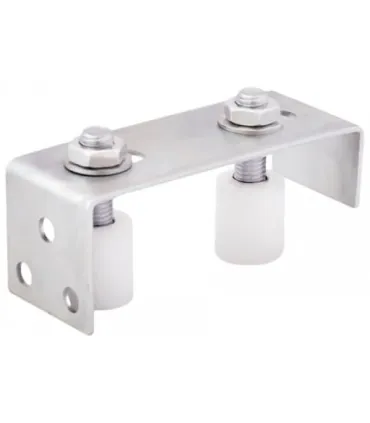 PLACA GUIA REGULAVEL P/PORTAO C/2 RODIZIOS 30X34MM (M14)