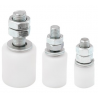 RODIZIO NYLON P/GUIA PORTAO 30X34MM (M14)
