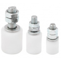 RODIZIO NYLON P/GUIA PORTAO 40X40MM (M14)