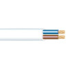 WHITE TUBULAR CABLE 2X1.5MM