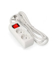 ONLEX WHITE EXTENSION CORD WITH 2 OUTLETS, 3-METER CABLE