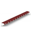 ABGESCHRÄGTE ABSCHLUSSLISTE, ROTE WAND, FÜR FP-PANEL PC5, RAL 3009, UNTERTEIL, 3,20 M, STÜCK, ART.-NR.: 8810557