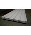 WHITE PROFILED SHEET FA-P273, RAL 9010 COATING (1.12 METERS WIDE) M2 REF: 69000151