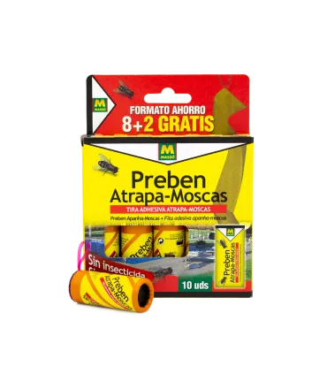 FITA CAÇA MOSCAS PACK 8 UNIDS+2 GRATIS