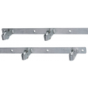 ESTENDAL ROUPA P/PAREDE LATERAL INOX 3 ROLDANAS