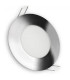 ARO LED FIXO IP65 REDONDO CROMO 5W FRIA