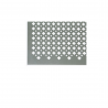 TÔLE DÉCORATIVE 100X50 EN ALUMINIUM ARGENTÉ (S)