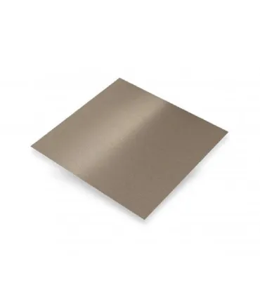 CHAPA LISA 25X50 ALUMINIO DOURADO (S)