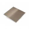 TÔLE LISSE 25X50 EN ALUMINIUM DORÉ (S)