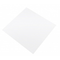 CHAPA LISA 50X50 ALUMINIO BRANCO (S)