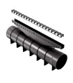 HIDDEN GRILL WITH TUBE 110 C 250 BLACK