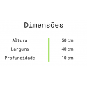 GRELHA CIMENTO 50X40 REF.O