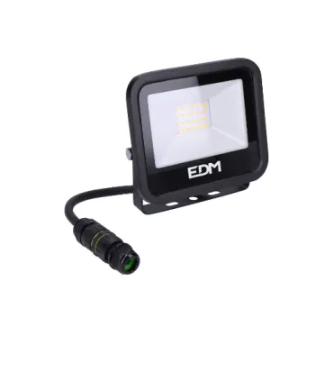 PROJETOR LED NEGRO 20W FRIA