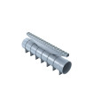 HIDDEN GRILL WITH TUBE 110 C 250 GRAY