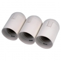 CASQUILHO ONLEX 4A E-27 LISO BRANCO