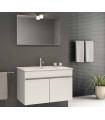 MOOVLUX MUEBLE DE BAÑO PORTO 80X50X45 CONJ. CON LAVABO BLANCO