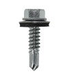 SCREW WITH DRILL BIT, 6.3 X 63, WITH WASHER