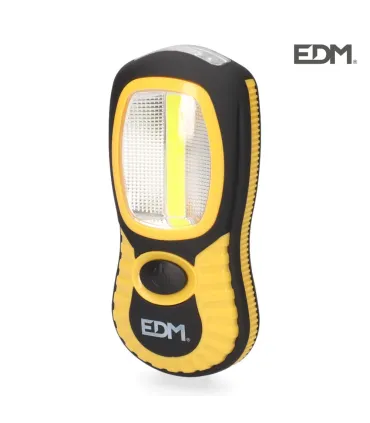 LANTERNA LED COB XL DUPLA FUNÇAO 1LED 3W + 1 LED