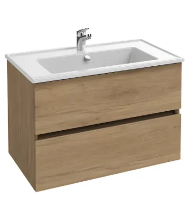 JACOB DELAFON TOLBIAC BASE UNIT 80CM+LAVATORIO 80 2DR BRANCO