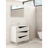 MOOVLUX MUEBLE SPLENDIA CON PIES 80X81X36 1P BLANCO