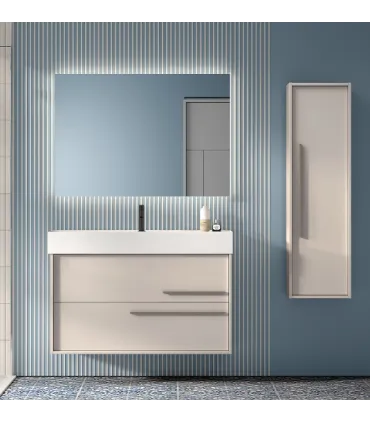 VISOBATH MOVEL MB 80 2C SUSP AQUA S/TIRADOR ALISO