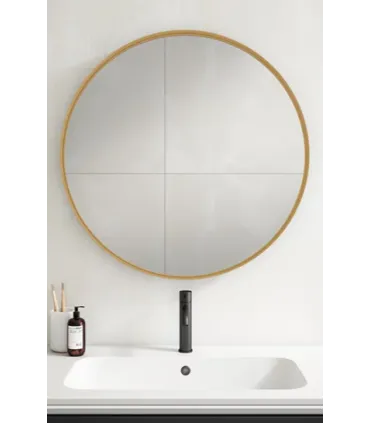 VISOBATH ESPELHO ALEXA 90 RET. DOURADO REF.073487