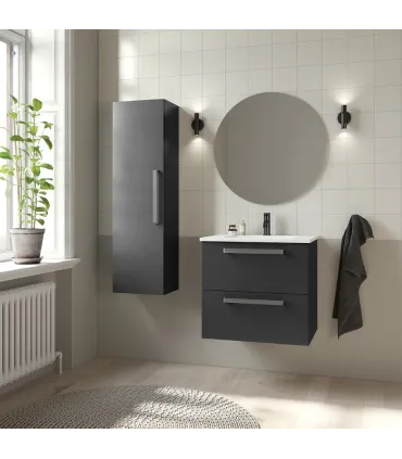 VISOBATH MOBILE BONDI 60 CM WHITE ADA C TIRADOR INOX MOV REF: 089202